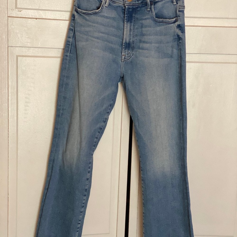 MOTHER Hustler Ankle Fray Denim